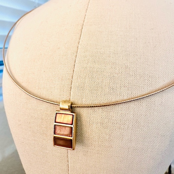 Vintage Ruby Rhinestone Reversible Necklace - Picture 15 of 16